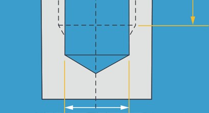 threaded holes bucket image illustration for standard holes